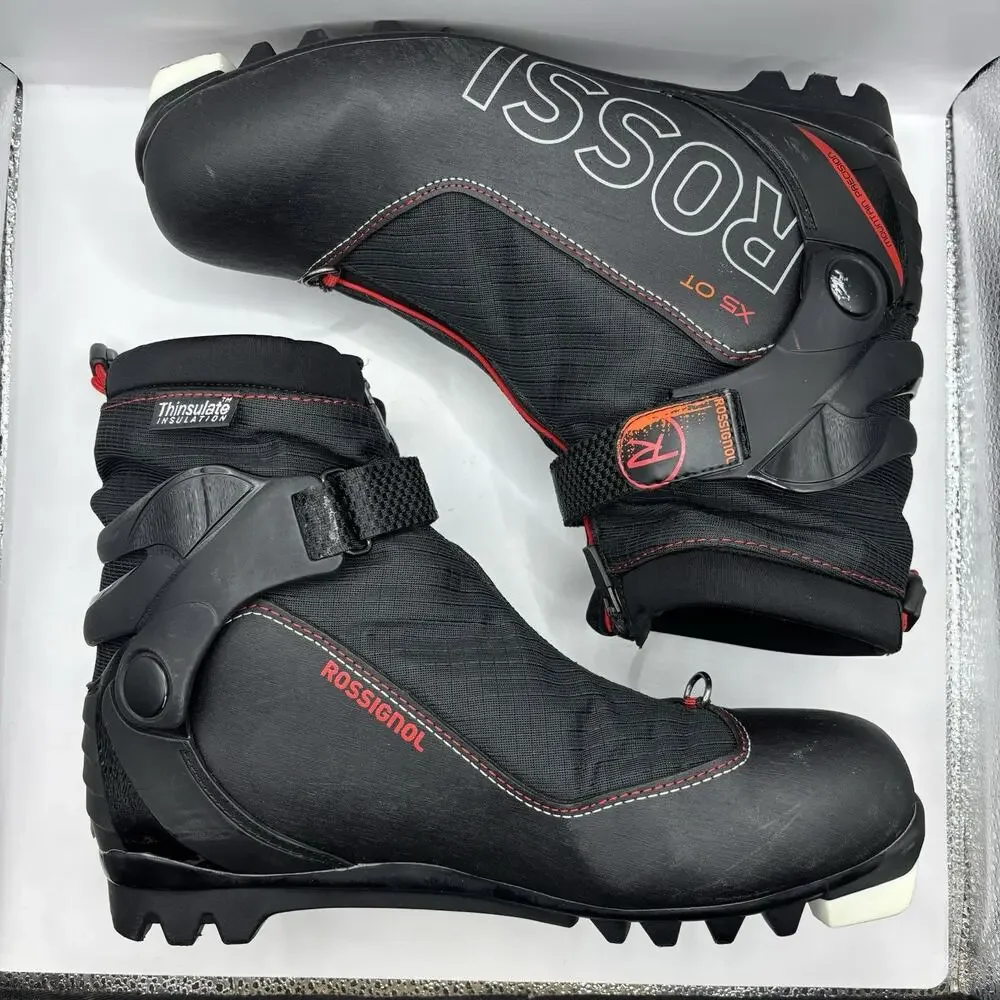 Rossignol X5 OT Cross Country Ski Boots Size 43 Black NNN Nordic Touring Mens 10